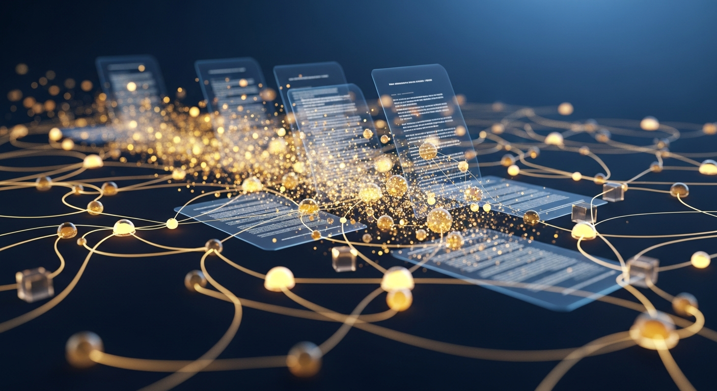 Abstract visualisation of connected Australian tax law sources